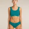 Women's Merino Blend Rib Lotus Bra