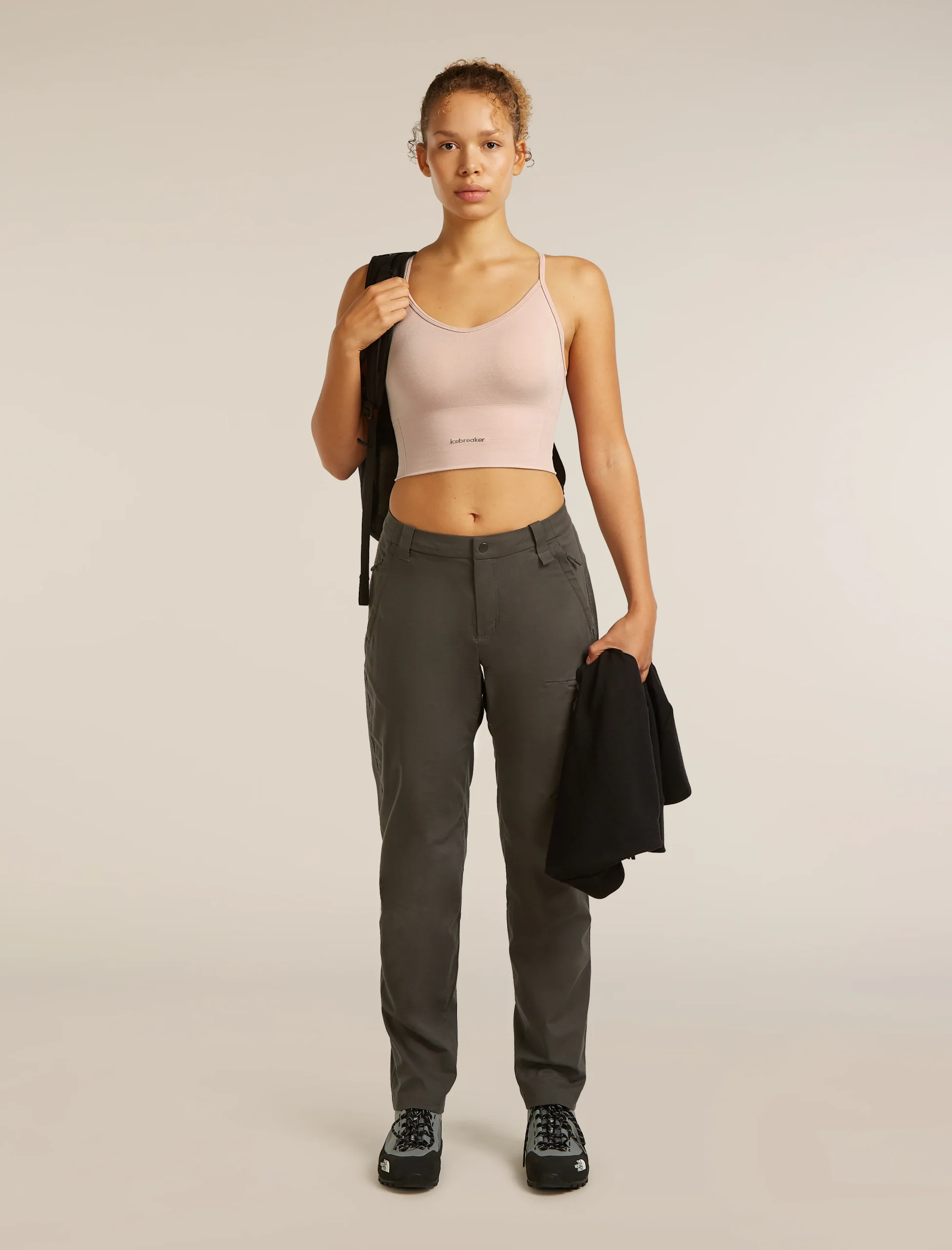 Women's Merino Blend 260 Seamless Rib Strappy Tank