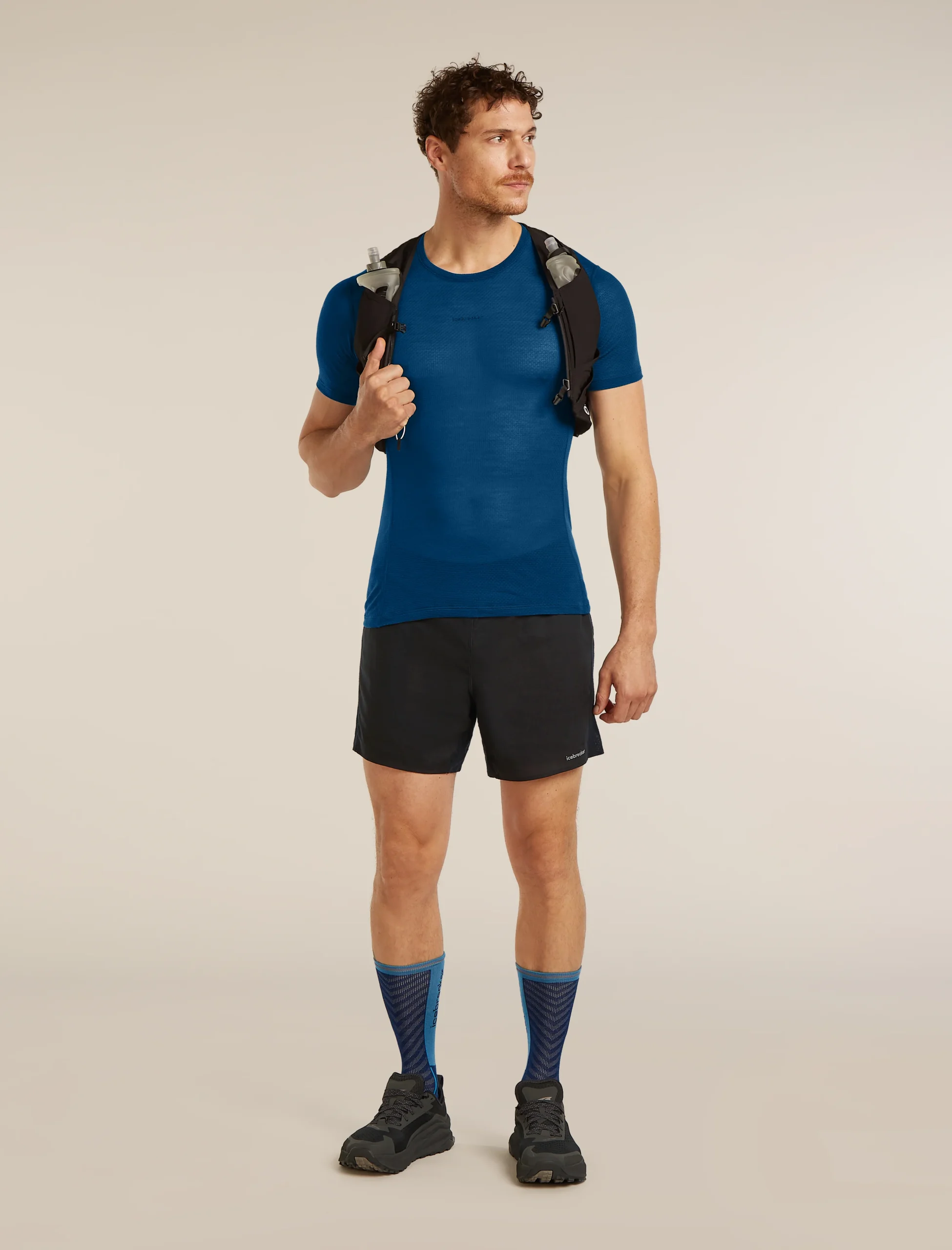 Men's Merino Blend 75 Cool-Lite™ Featherlight™ Short Sleeve Crewe
