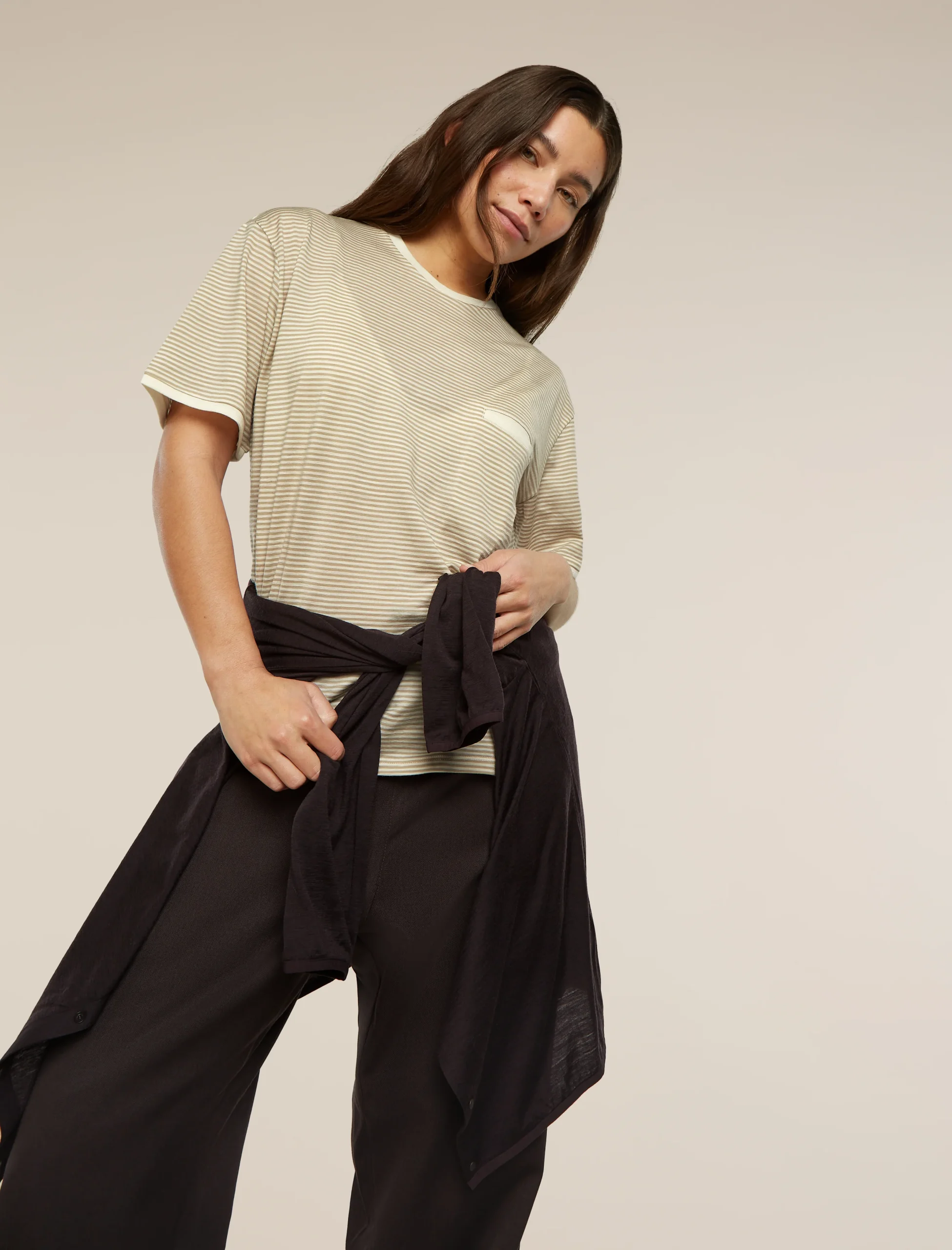 Unisex Merino 150 Round Neck Cardigan