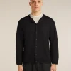 Unisex Merino 150 Round Neck Cardigan