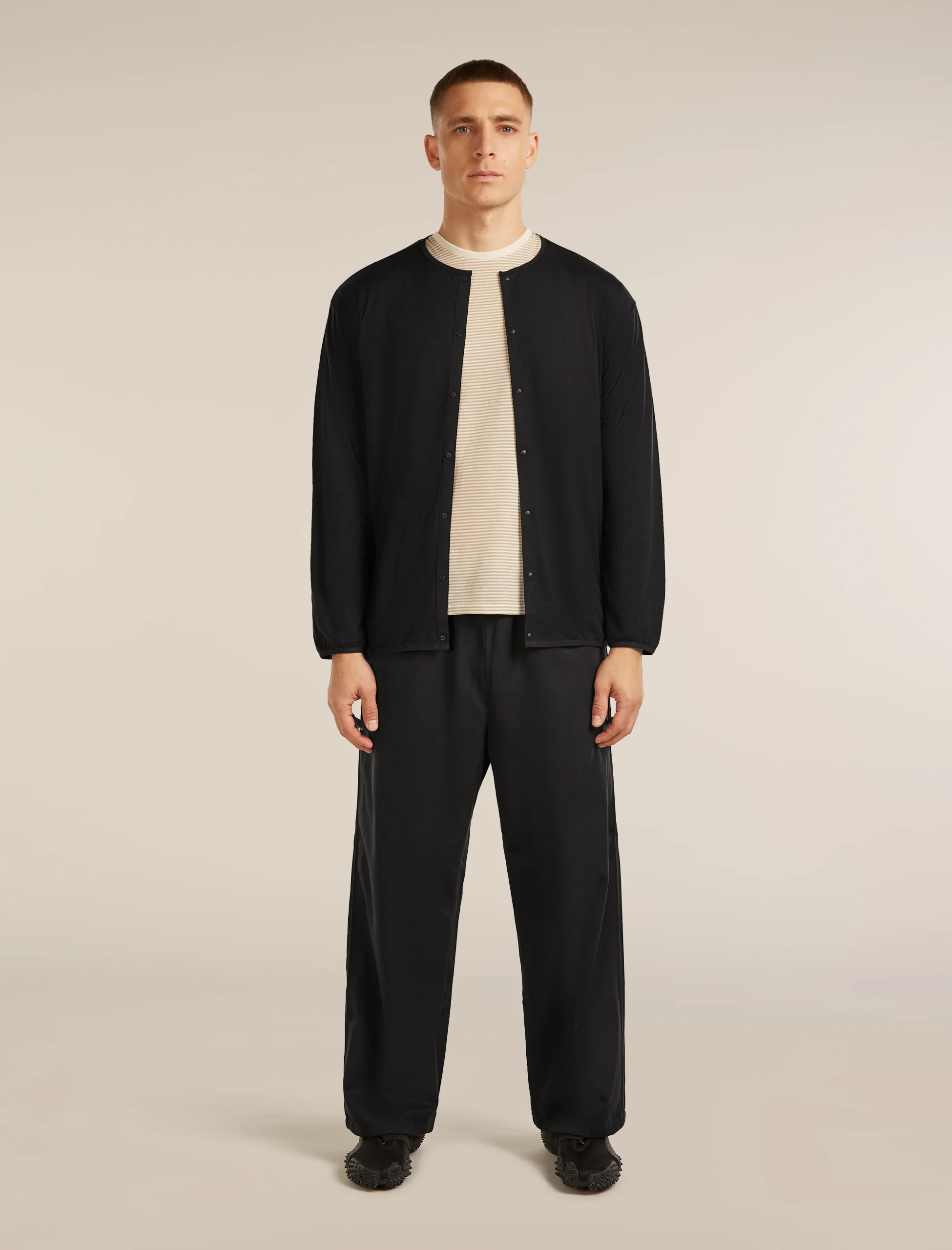 Unisex Merino 150 Round Neck Cardigan