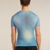 Men's Merino Blend 75 Cool-Lite™ Featherlight™ Short Sleeve Crewe AOP