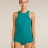 Women's Merino Blend Rib Lotus Tank