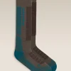 Women's Merino Blend Ski+ Medium Over The Calf Socks