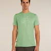 Men's Merino Blend 125 Cool-Lite™ Sphere Short Sleeve Tee Across the Peaks