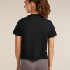 Women's Merino 150 Tech Lite Short Sleeve Crop Tee NZ Flora