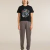 Women's Merino 150 Tech Lite Short Sleeve Crop Tee NZ Flora