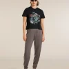 Women's Merino 150 Tech Lite Short Sleeve Crop Tee NZ Flora