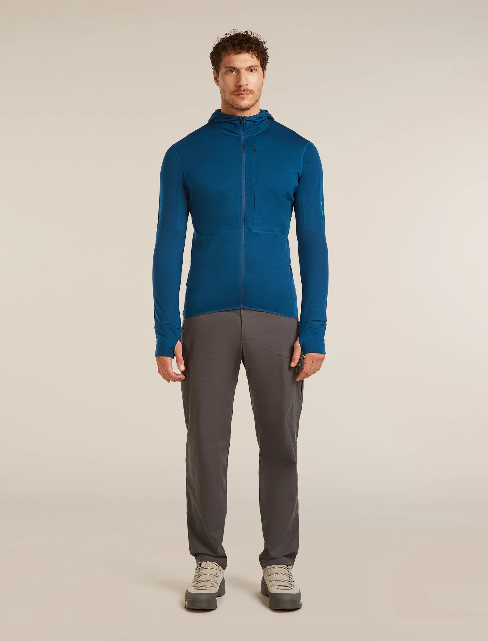 Men's Merino Blend 200 RealFleece™ Descender Long Sleeve Zip Hoodie
