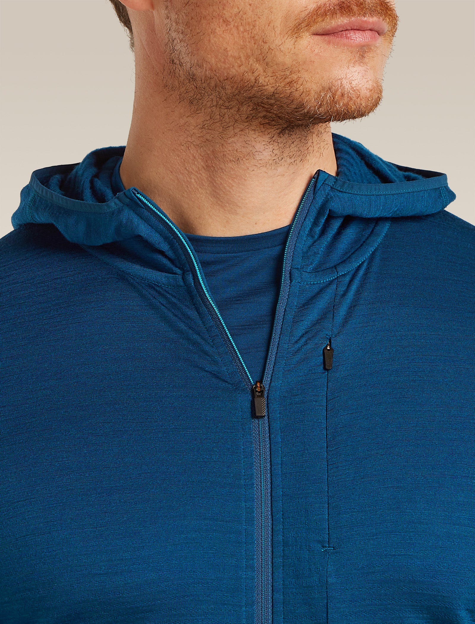 Men's Merino Blend 200 RealFleece™ Descender Long Sleeve Zip Hoodie