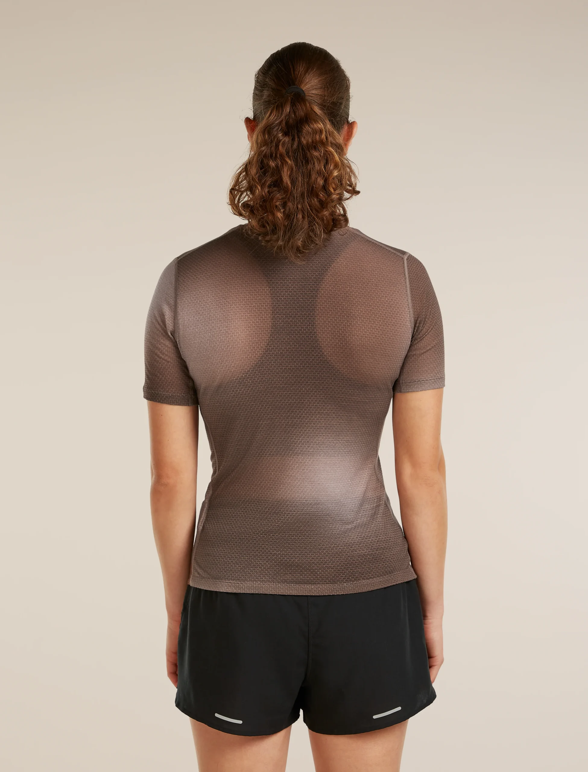 Women's Merino Blend 75 Cool-Lite™ Featherlight™ Short Sleeve Crewe AOP