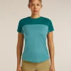 Women's Merino Blend 125 Cool-Lite™ Sphere Short Sleeve Tee Colour Block
