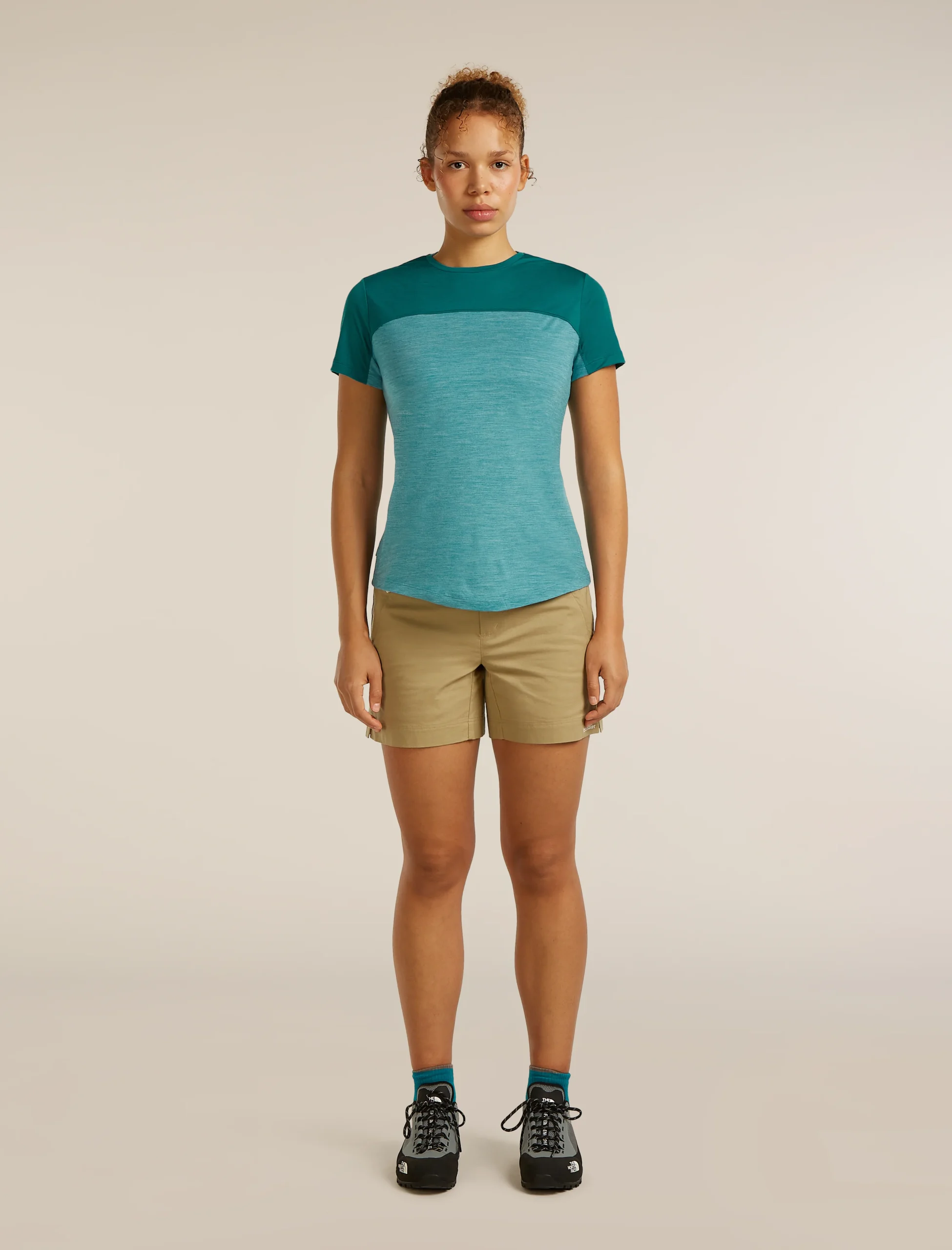 Women's Merino Blend 125 Cool-Lite™ Sphere Short Sleeve Tee Colour Block