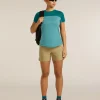 Women's Merino Blend 125 Cool-Lite™ Sphere Short Sleeve Tee Colour Block