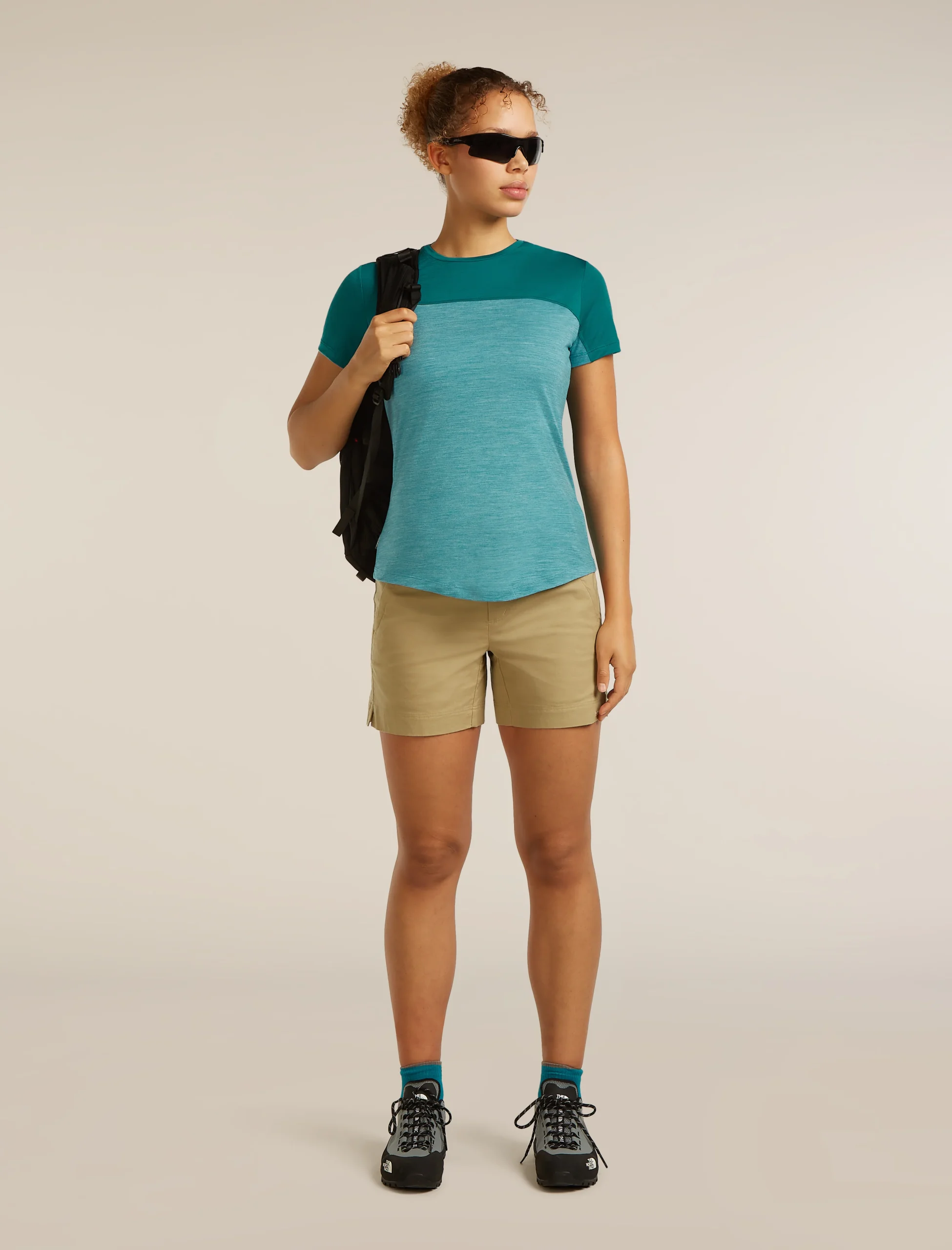Women's Merino Blend 125 Cool-Lite™ Sphere Short Sleeve Tee Colour Block