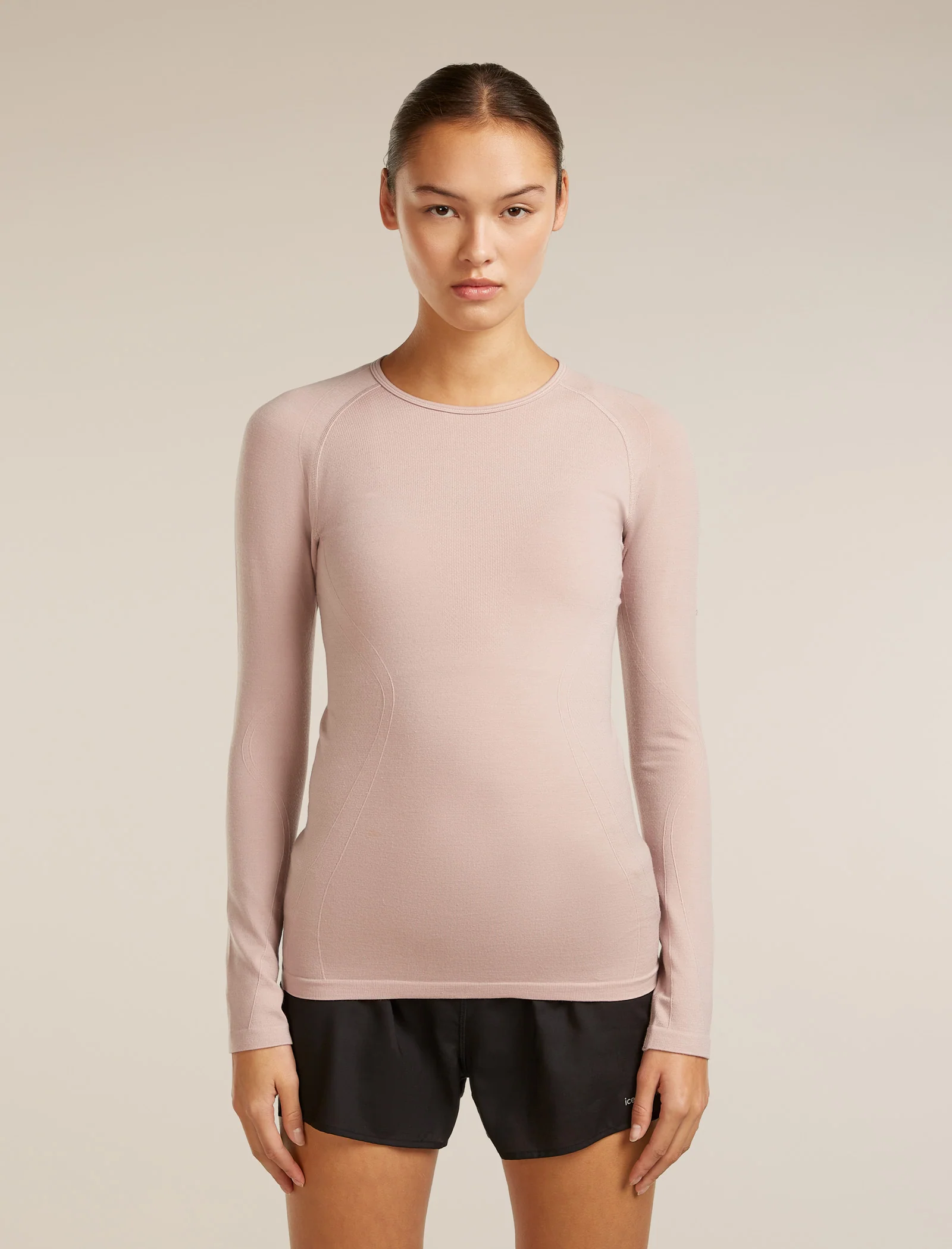 1378-pink-quartz-l-pink-quartz-l-variation-1.webp Women's Merino Blend 260 ZoneKnit™ Seamless Long Sleeve Crewe Thermal Top