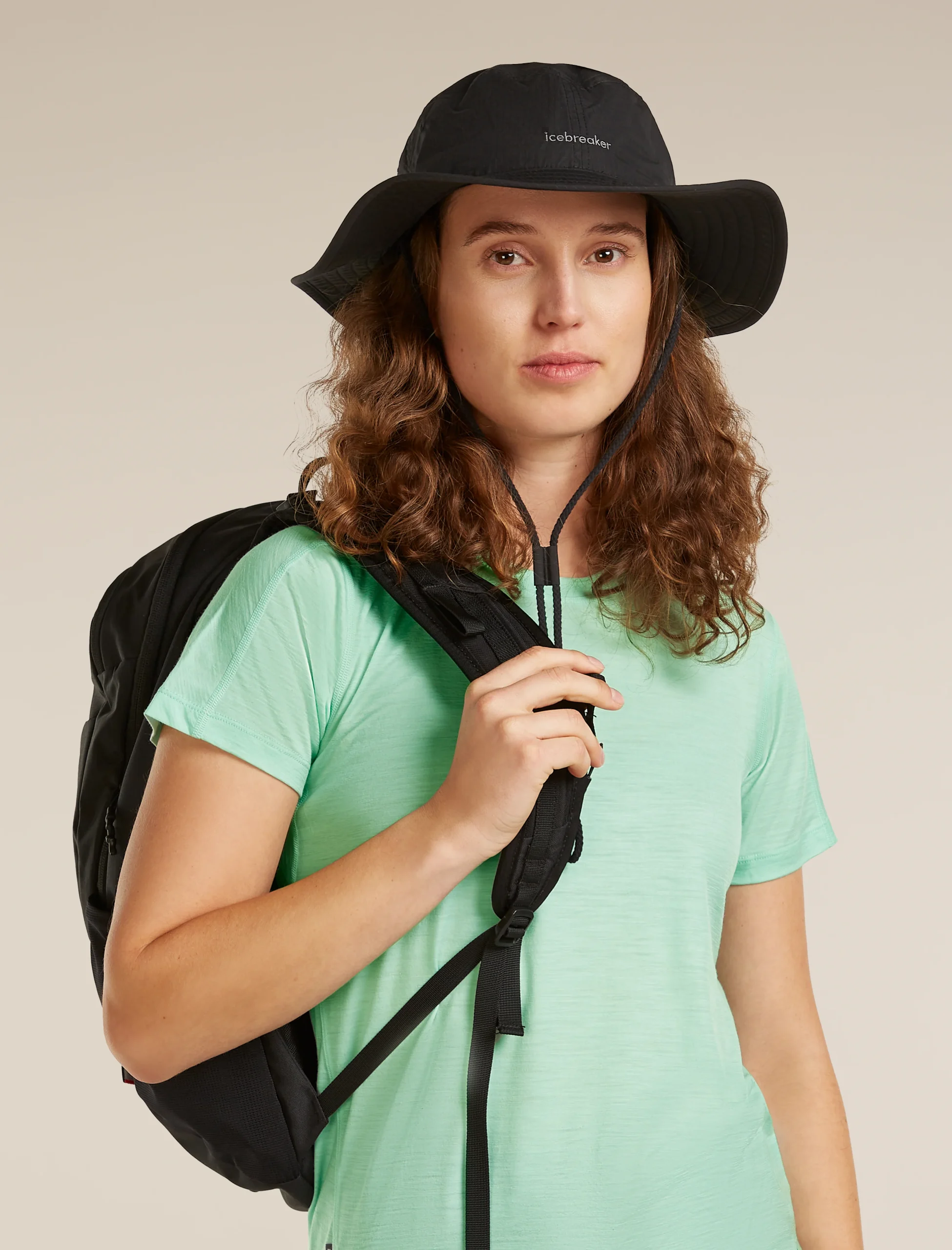 Unisex Shell+™ Cotton Windbreaker Wide-Brim Hat