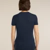 Women's Merino Blend 125 Cool-Lite™ Sphere Short Sleeve Tee Across The Peak