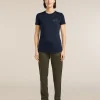 Women's Merino Blend 125 Cool-Lite™ Sphere Short Sleeve Tee Across The Peak
