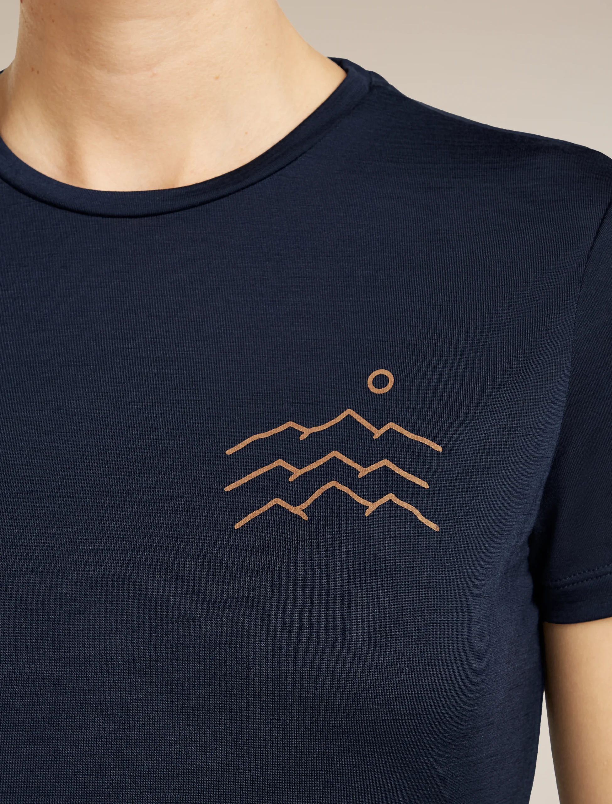 Women's Merino Blend 125 Cool-Lite™ Sphere Short Sleeve Tee Across The Peak