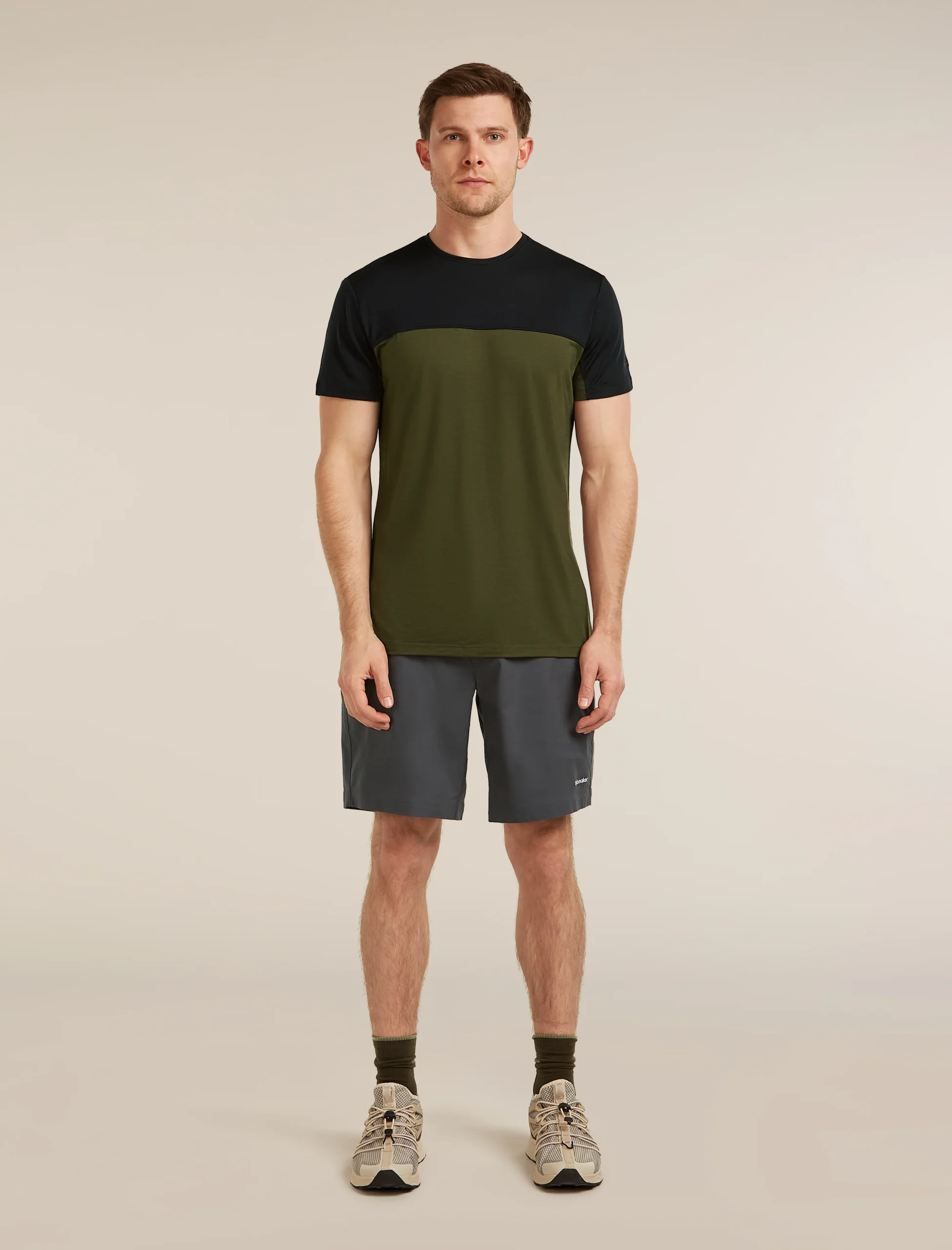 Men's Merino Blend 125 Cool-Lite™ Sphere Short Sleeve Tee Colour Block