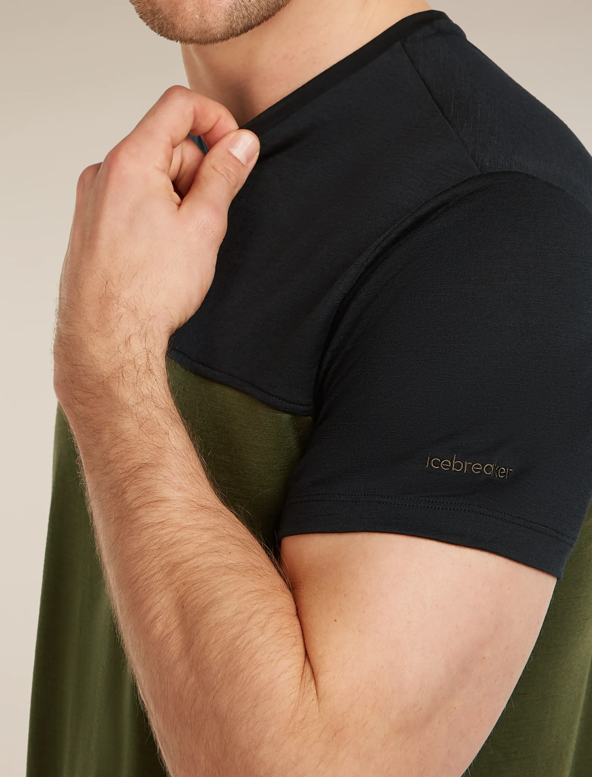 Men's Merino Blend 125 Cool-Lite™ Sphere Short Sleeve Tee Colour Block