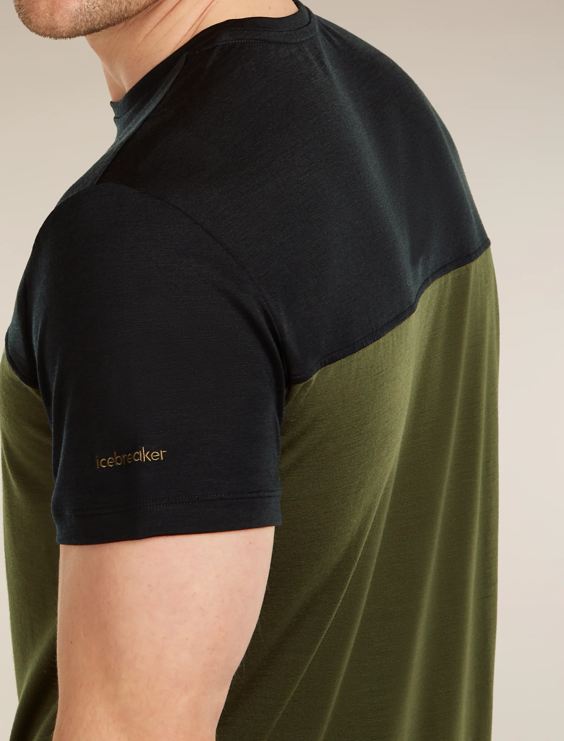 Men's Merino Blend 125 Cool-Lite™ Sphere Short Sleeve Tee Colour Block