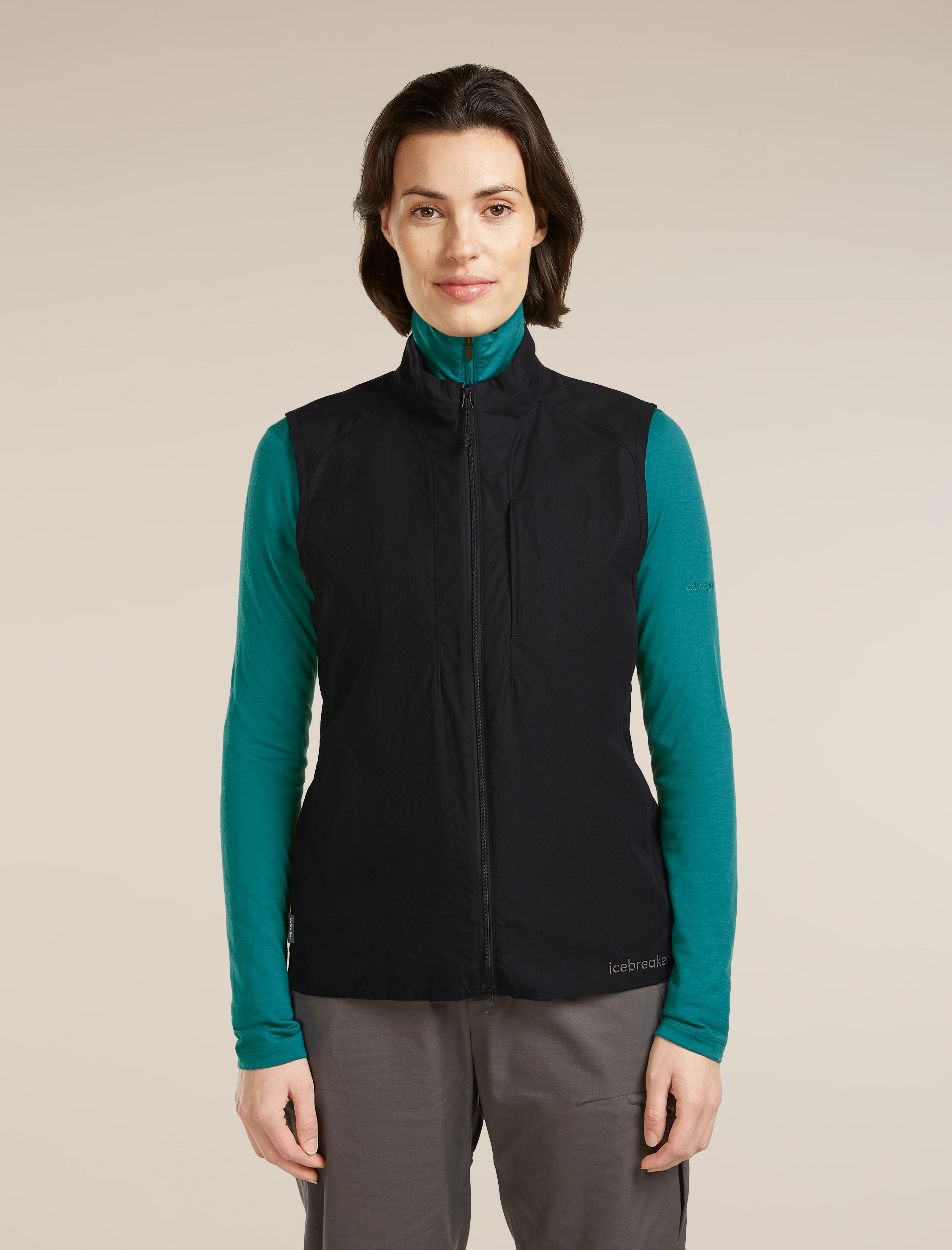 1415-black-l-black-l-variation-1.webp Women's Shell+™ Cotton Elevation Windbreaker Vest