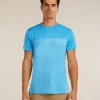Men's Merino Blend 125 Cool-Lite™ Sphere Short Sleeve Tee Colour Block