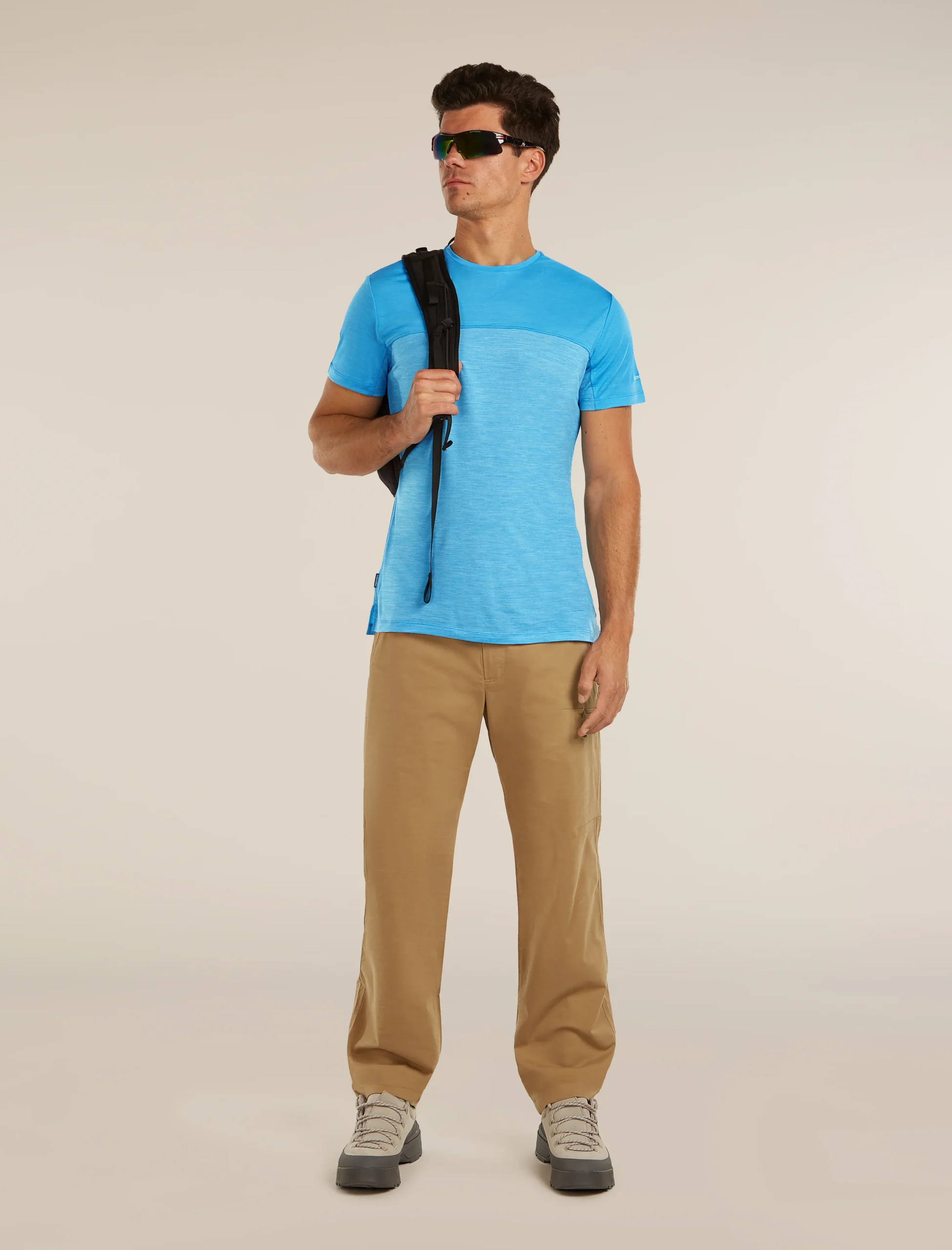 Men's Merino Blend 125 Cool-Lite™ Sphere Short Sleeve Tee Colour Block