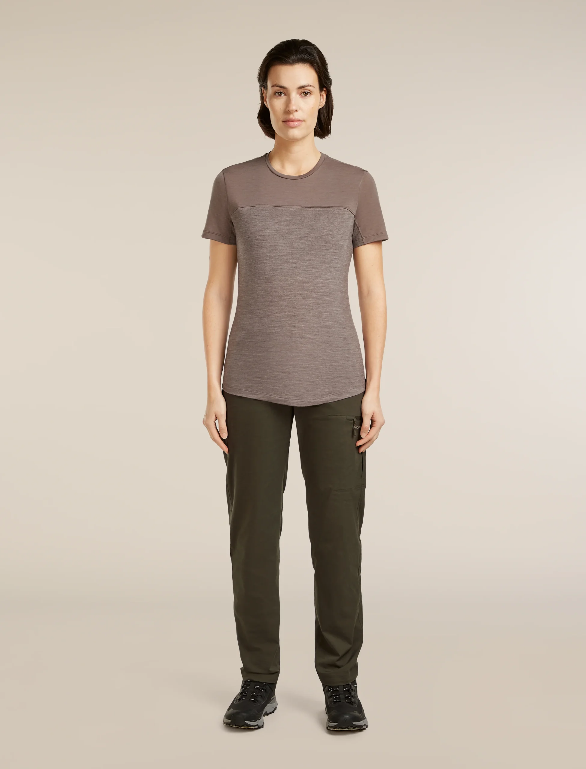 Women's Merino Blend 125 Cool-Lite™ Sphere Short Sleeve Tee Colour Block
