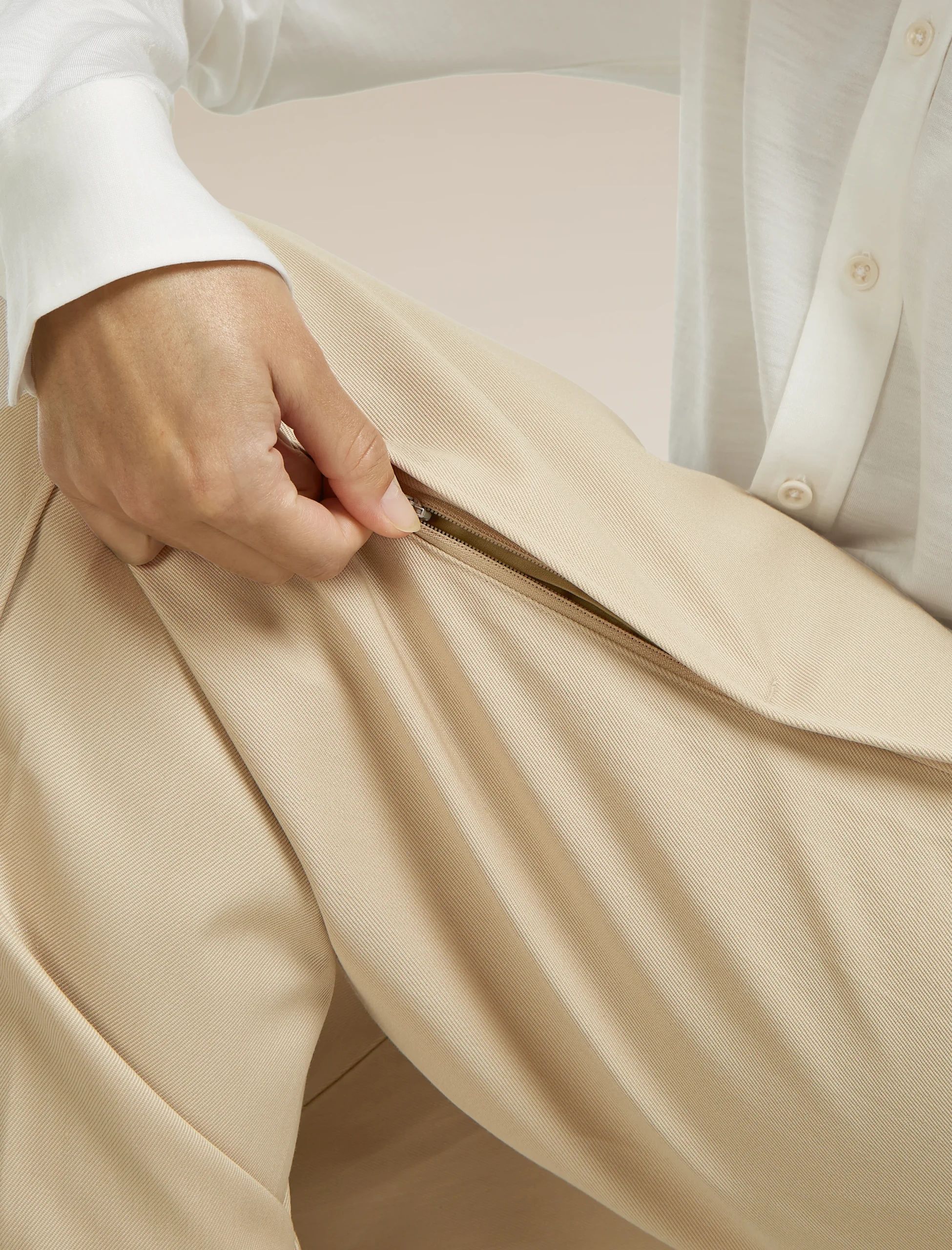 Unisex Merino Cotton Twill Adjustable Pants