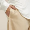 Unisex Merino Cotton Twill Adjustable Pants