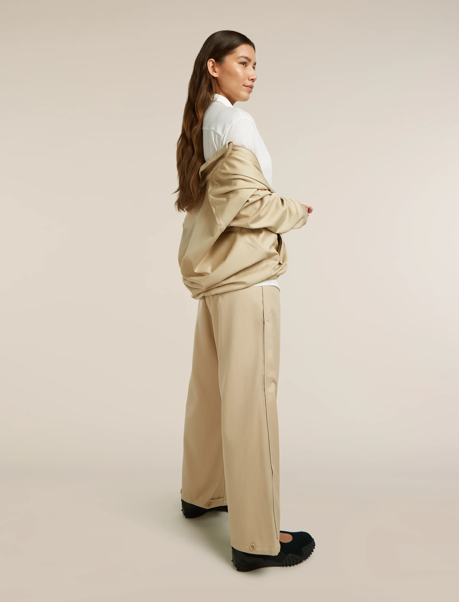 Unisex Merino Cotton Twill Adjustable Pants