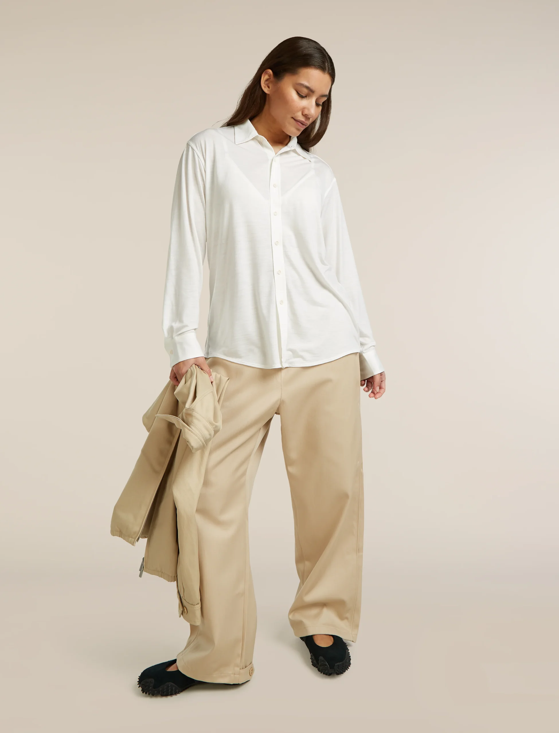 Unisex Merino Cotton Twill Adjustable Pants