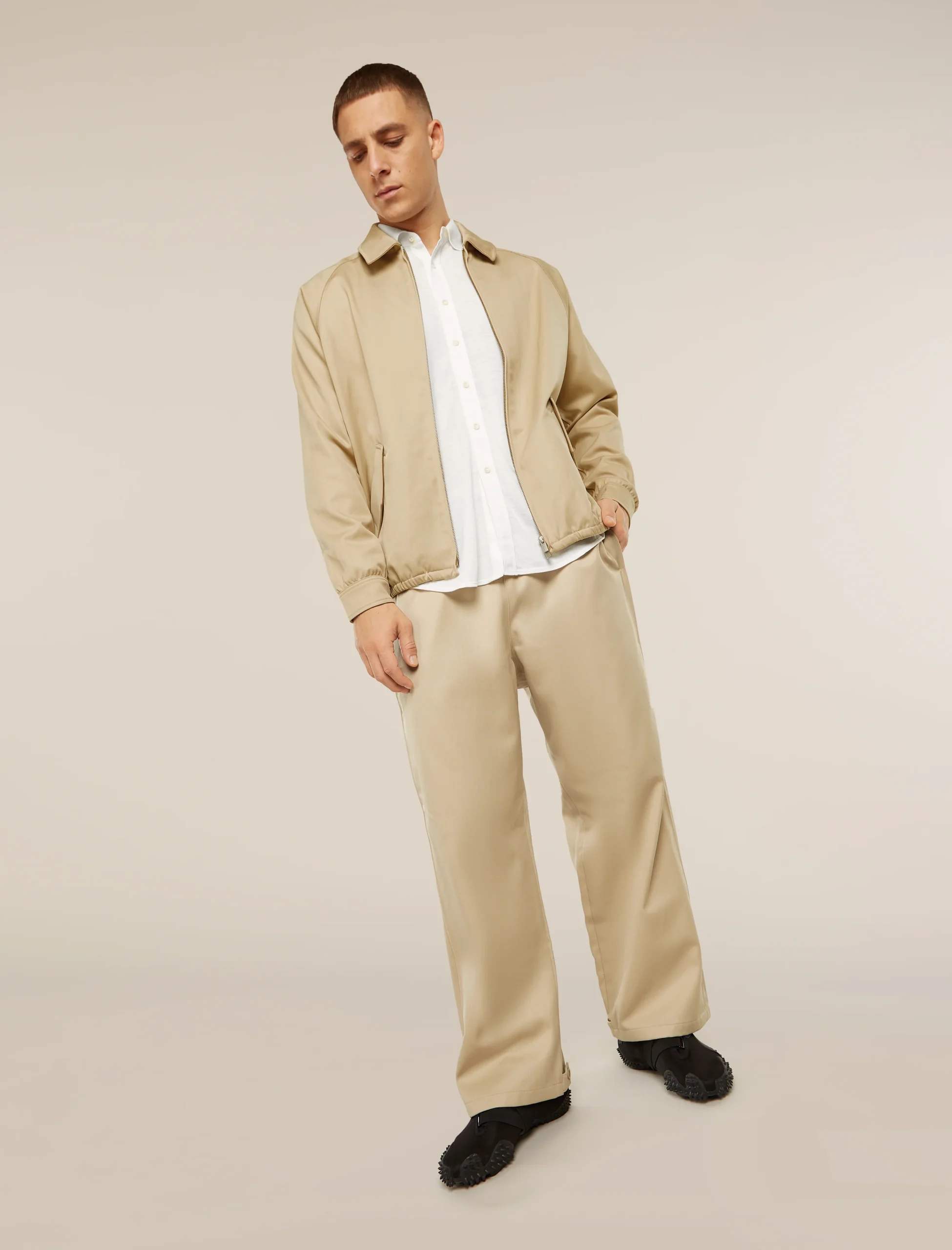 Unisex Merino Cotton Twill Adjustable Pants
