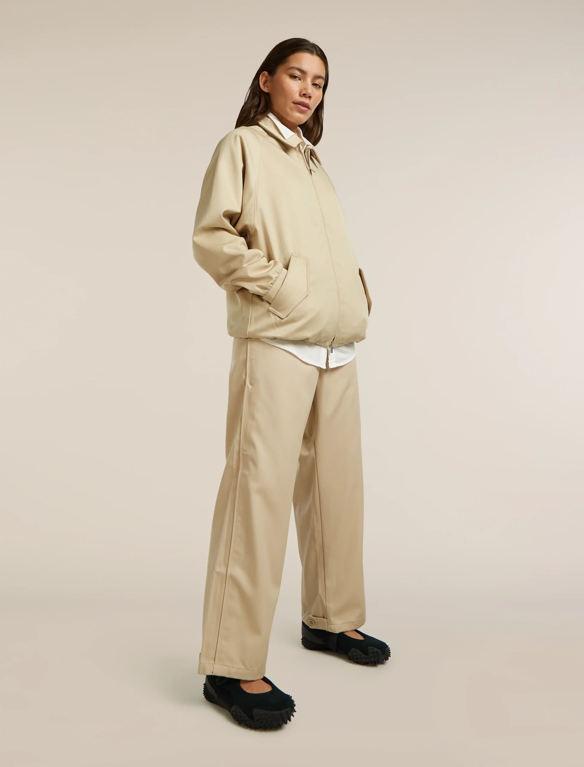 Unisex Merino Cotton Twill Adjustable Pants