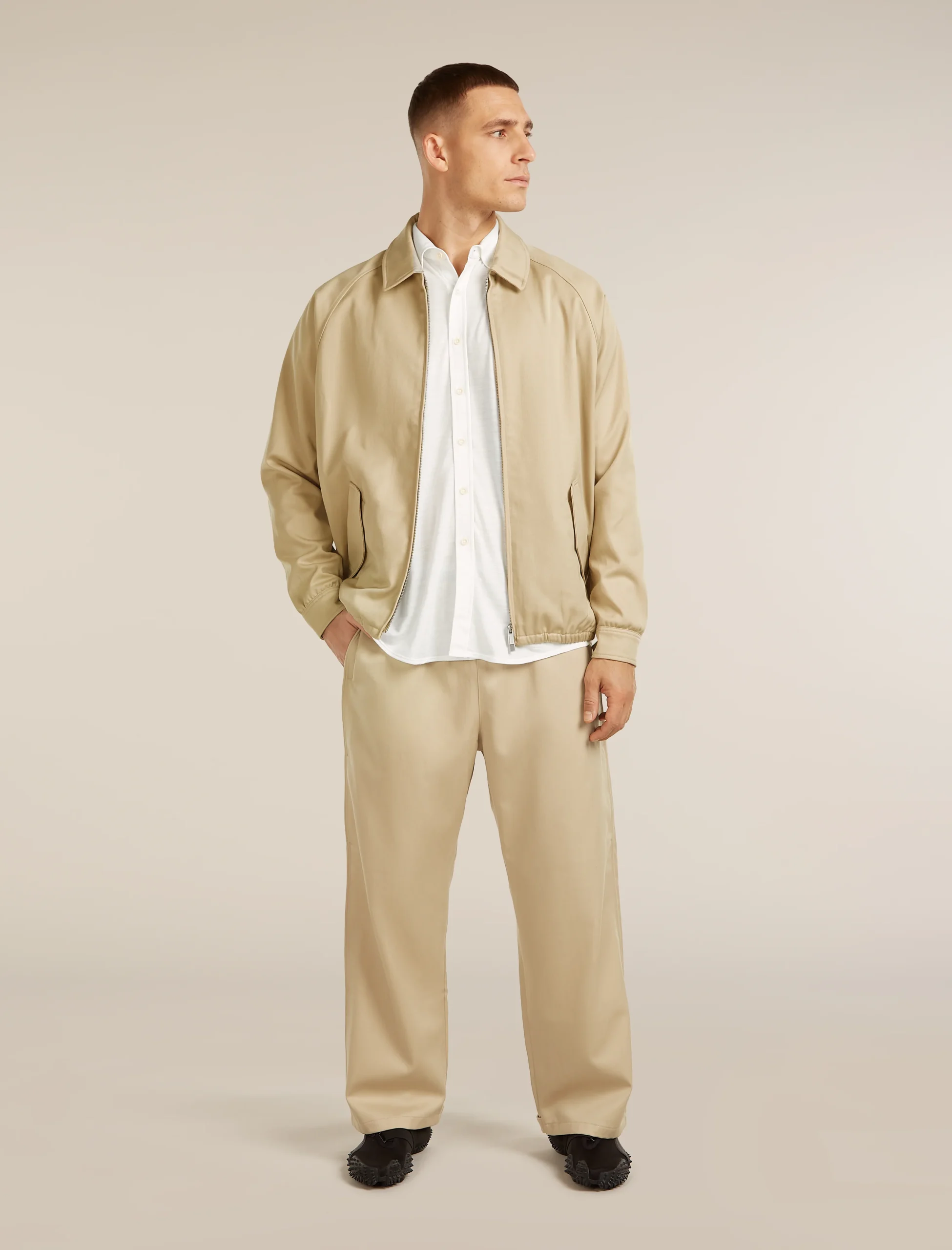 Unisex Merino Cotton Twill Adjustable Pants