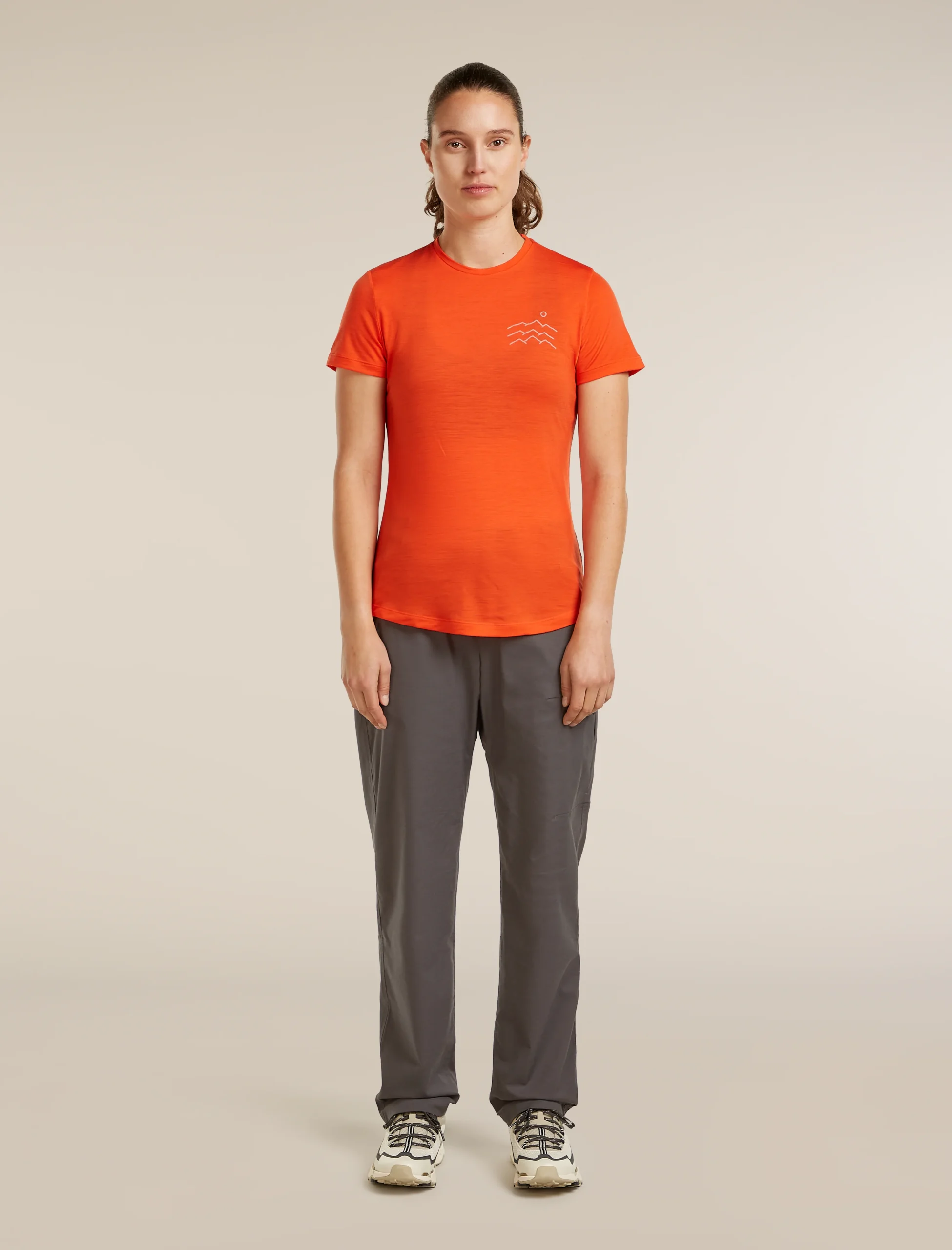 Women's Merino Blend 125 Cool-Lite™ Sphere Short Sleeve Tee Across The Peaks
