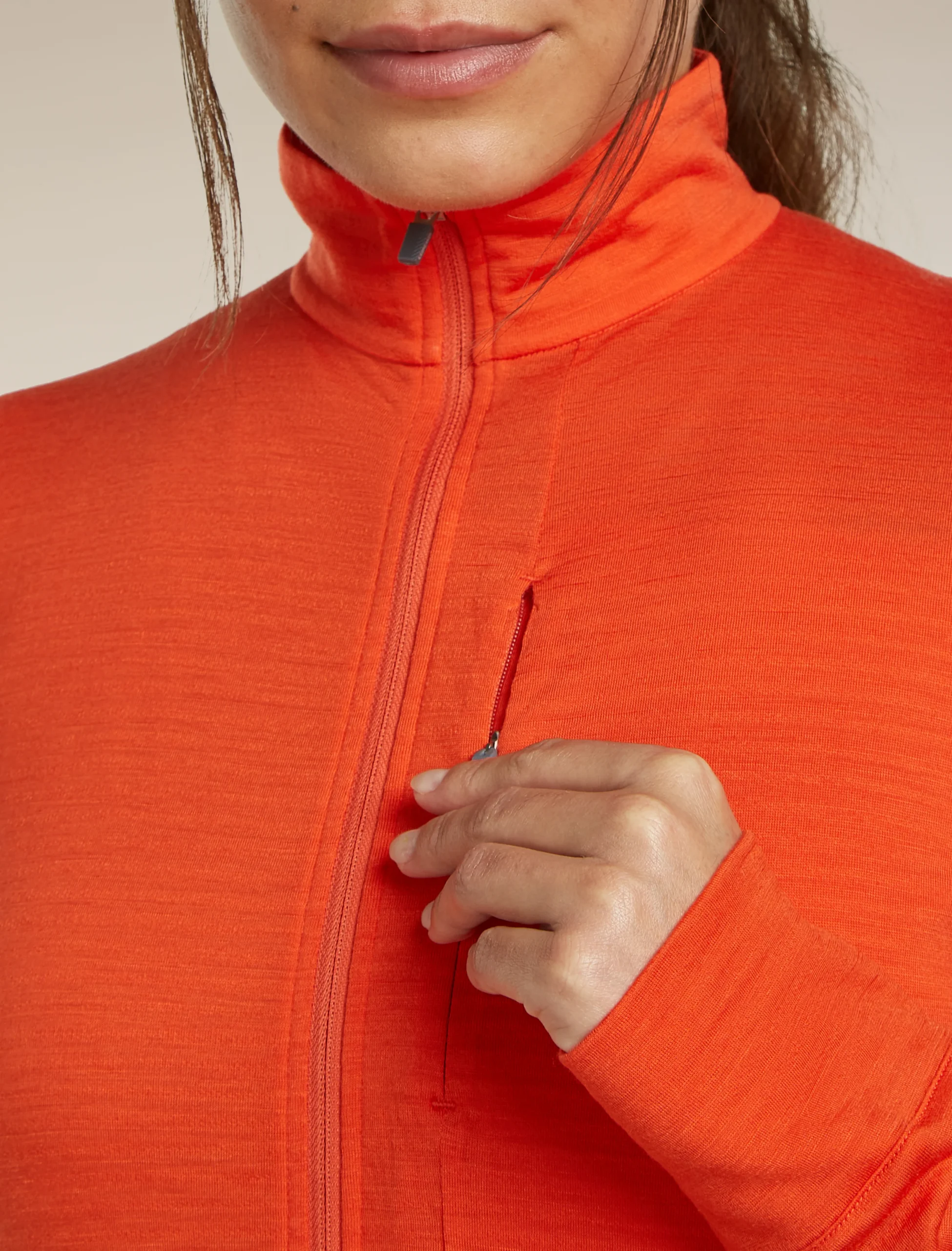 Women's Merino Blend 200 RealFleece™ Descender Long Sleeve Half Zip