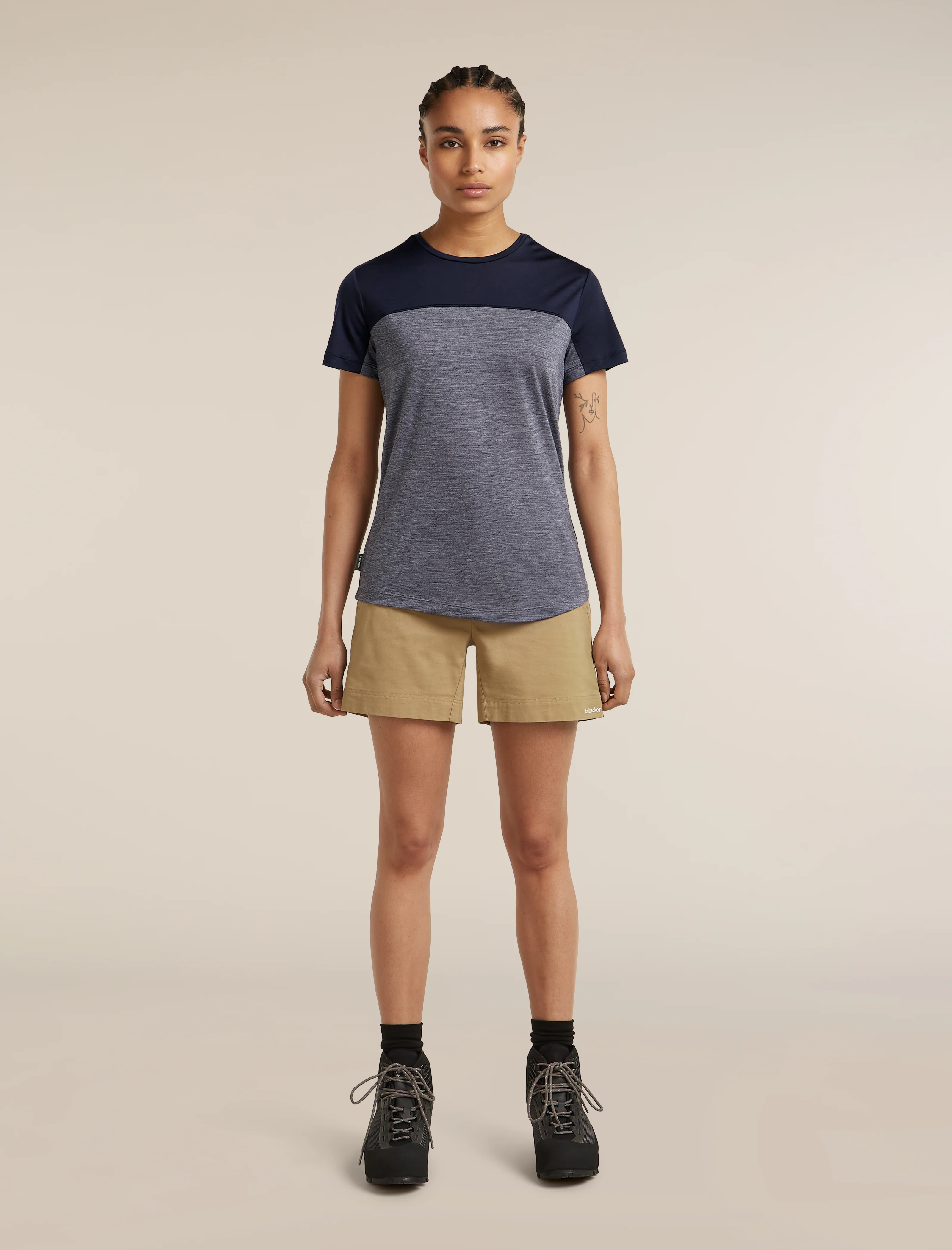 Women's Merino Blend 125 Cool-Lite™ Sphere Short Sleeve Tee Colour Block