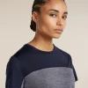 Women's Merino Blend 125 Cool-Lite™ Sphere Short Sleeve Tee Colour Block