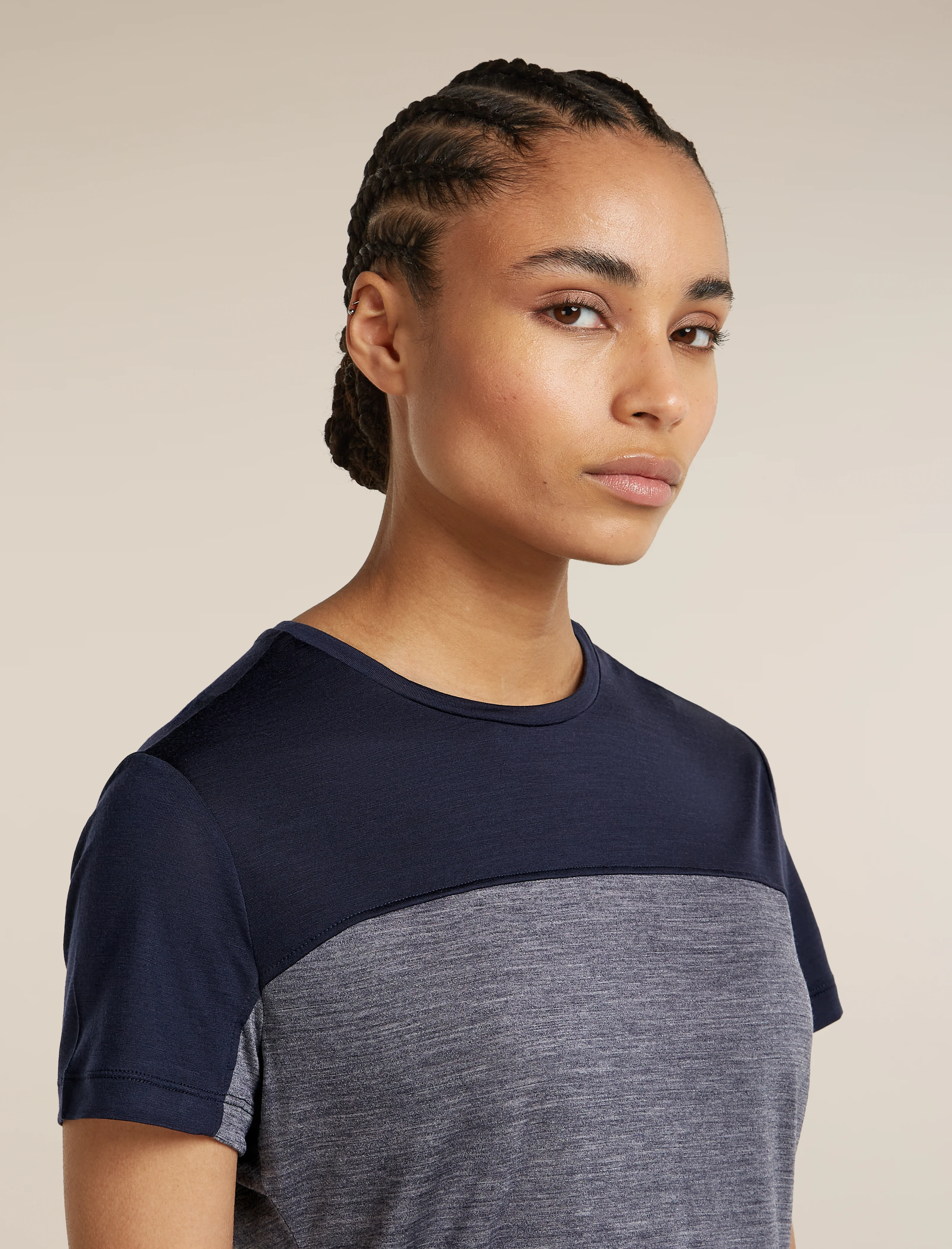 Women's Merino Blend 125 Cool-Lite™ Sphere Short Sleeve Tee Colour Block