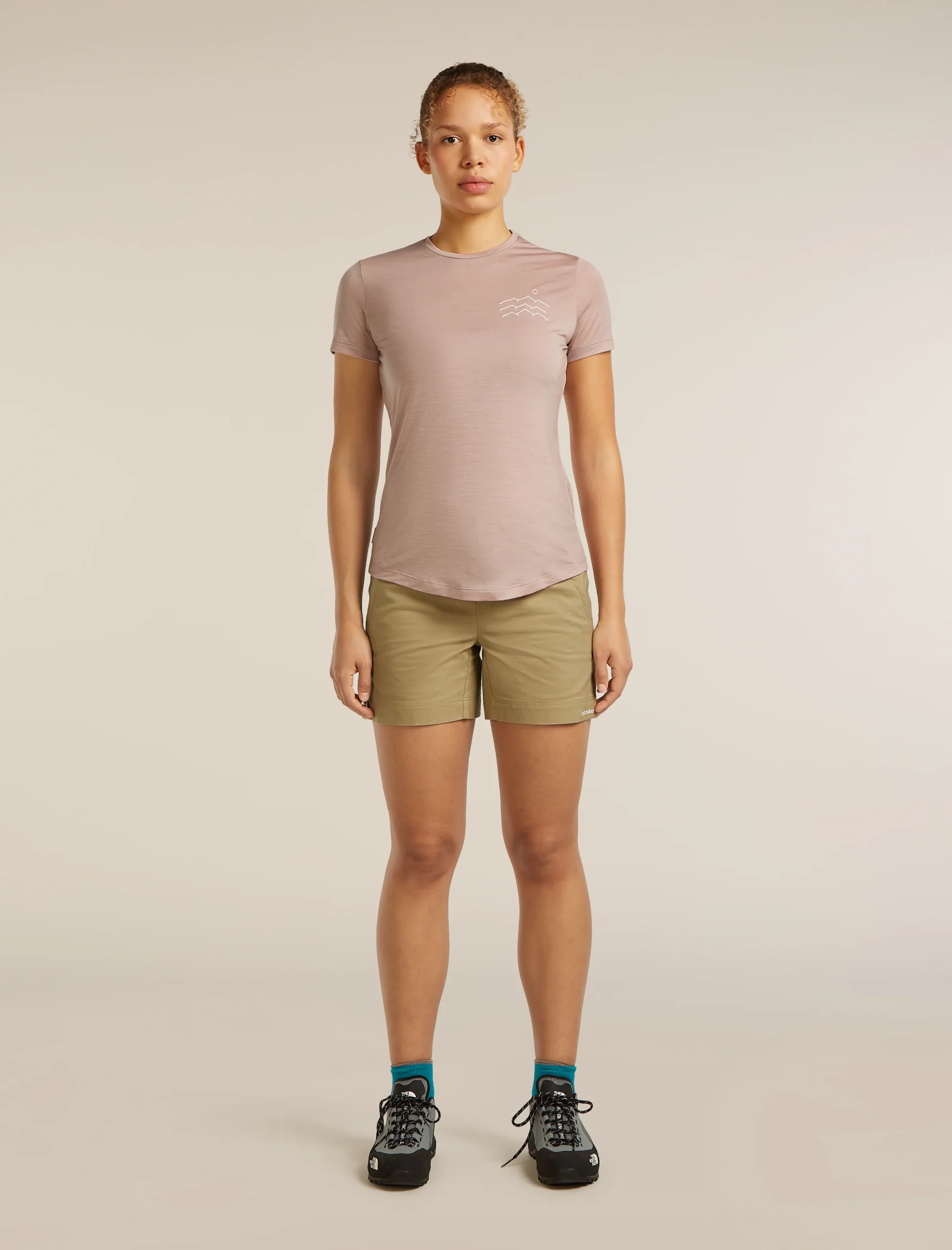 Women's Merino Blend 125 Cool-Lite™ Sphere Short Sleeve T-Shirt Across the Peaks