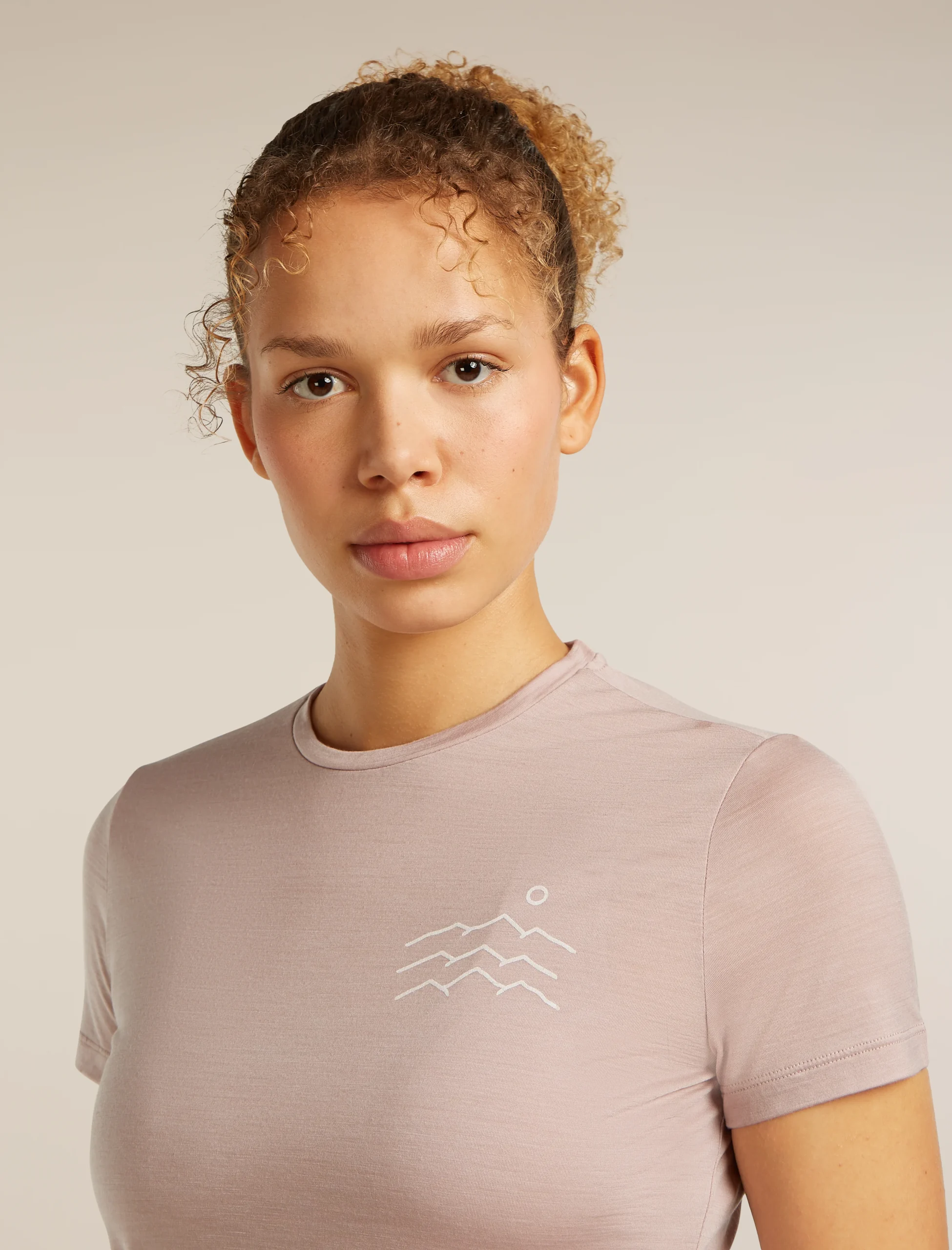 Women's Merino Blend 125 Cool-Lite™ Sphere Short Sleeve T-Shirt Across the Peaks