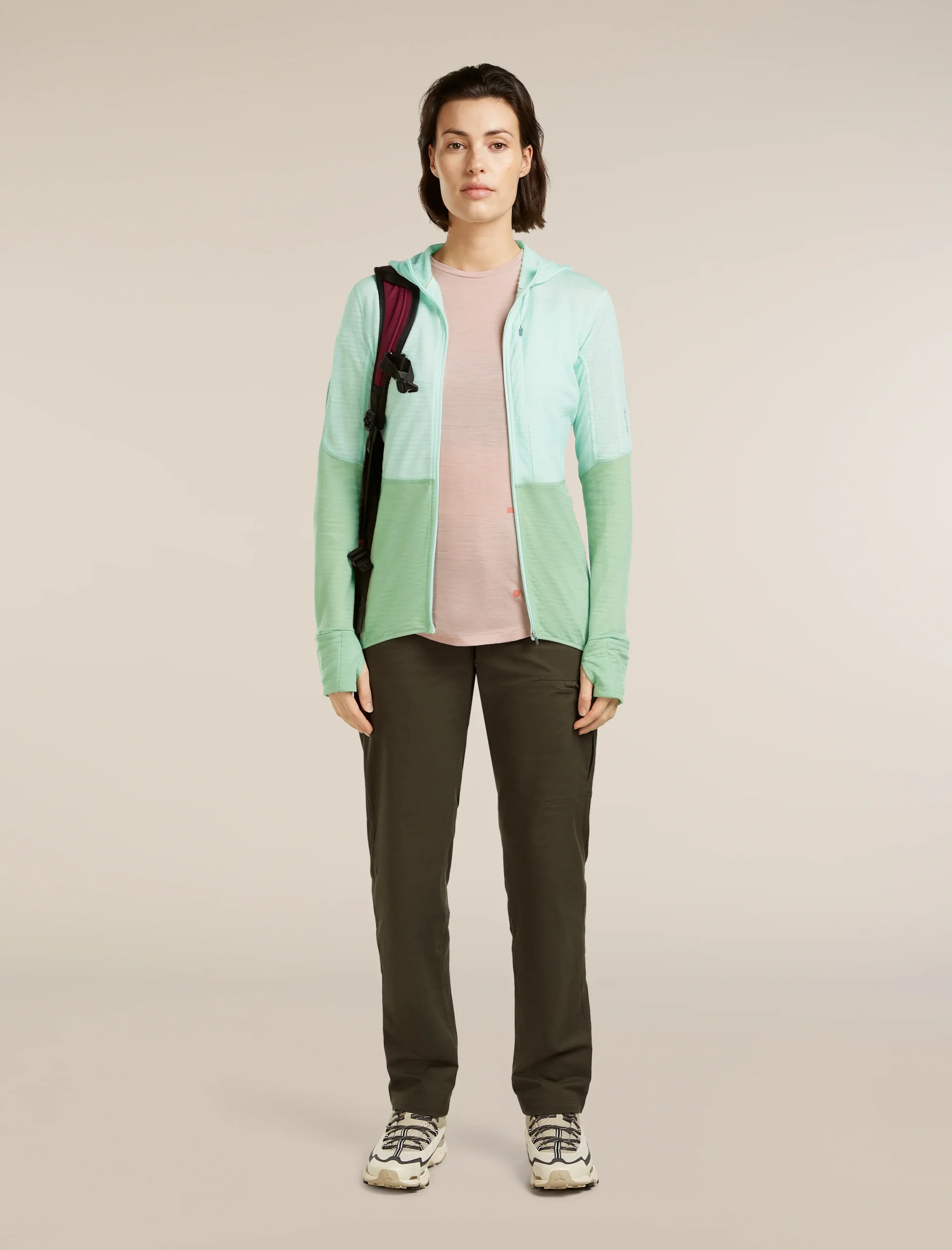 Women's Merino Blend 200 RealFleece™ Descender Long Sleeve Zip Hoodie