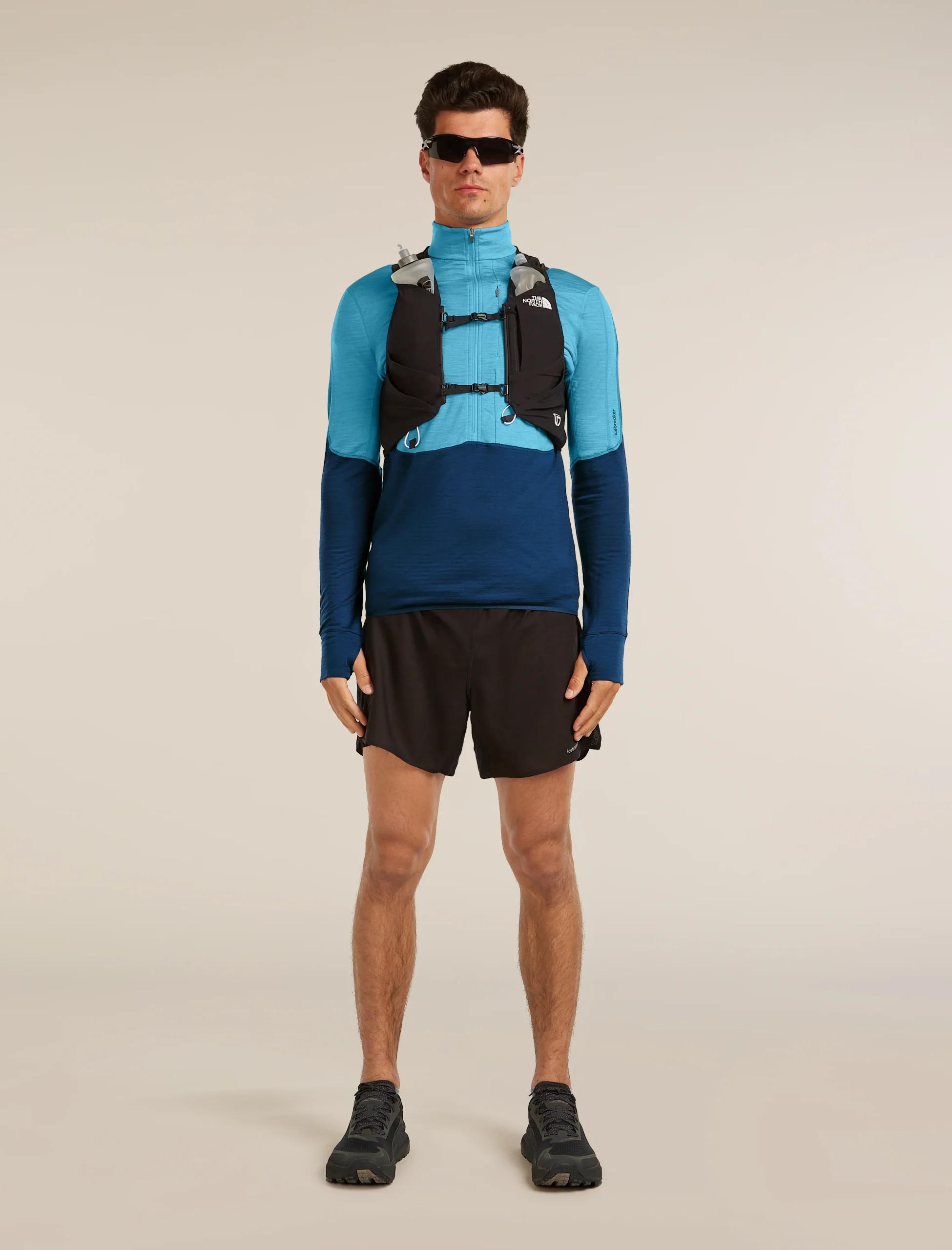 Men's Merino Blend 200 RealFleece™ Descender Long Sleeve Half Zip