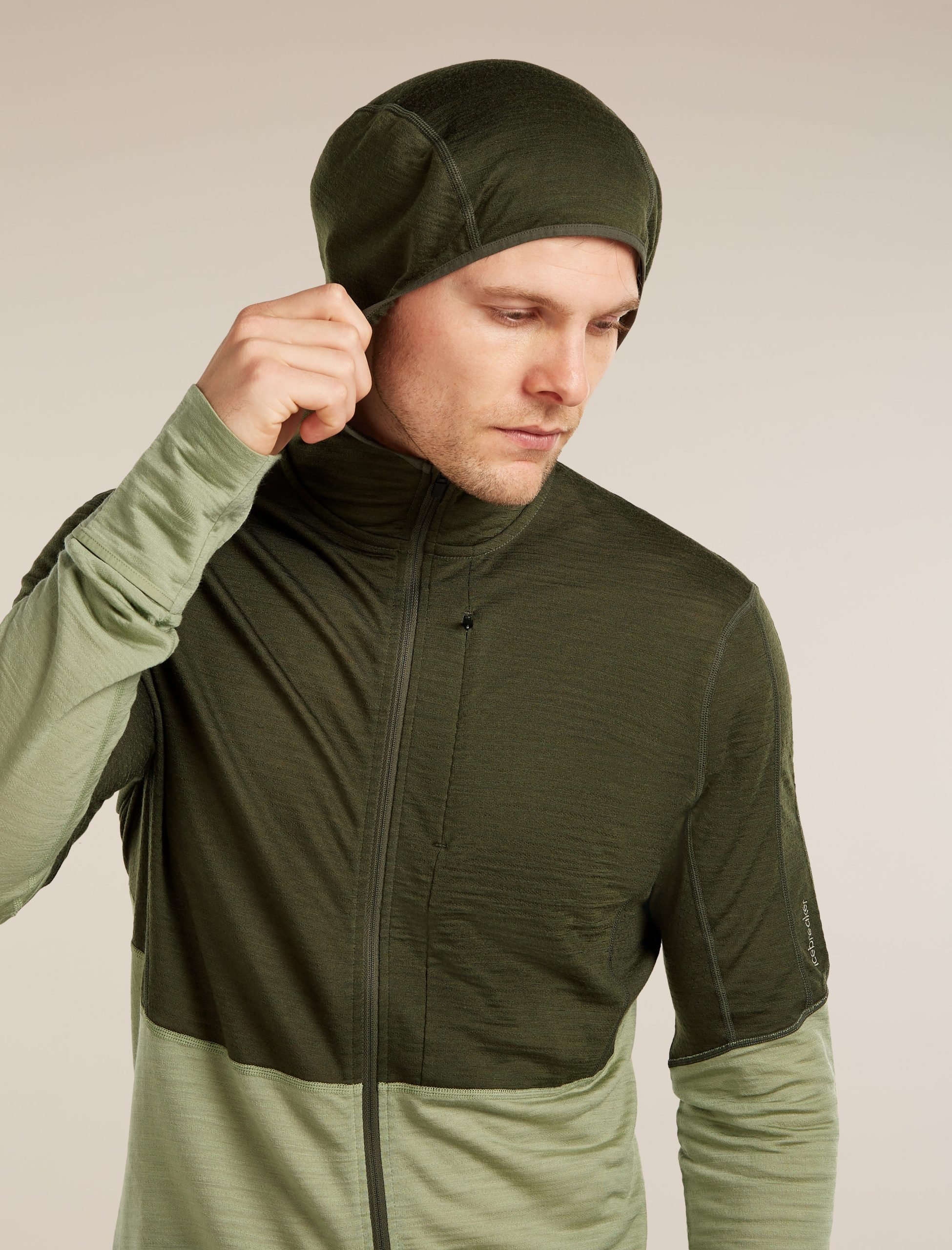 Men's Merino Blend 200 RealFleece™ Descender Long Sleeve Zip Hoodie