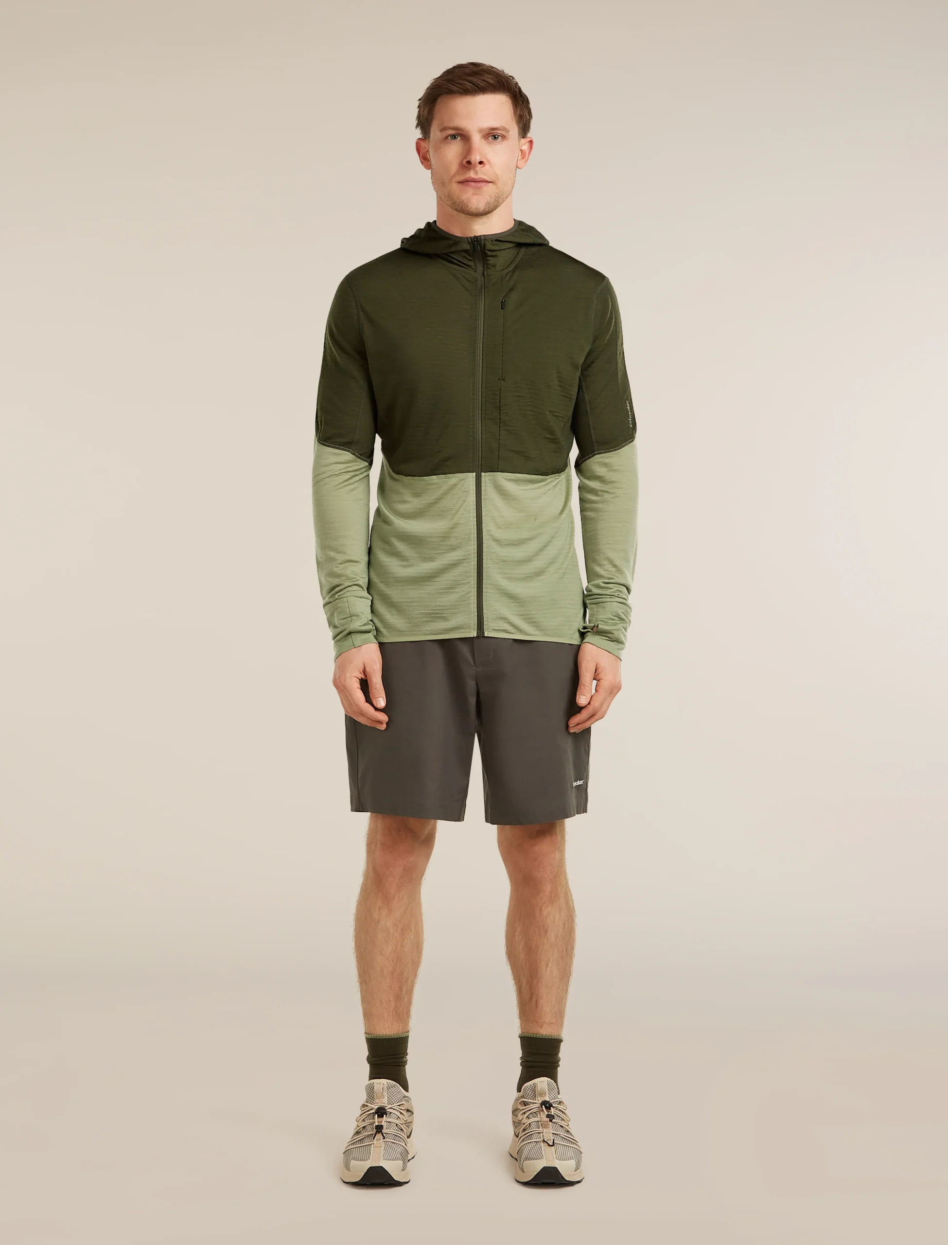 Men's Merino Blend 200 RealFleece™ Descender Long Sleeve Zip Hoodie